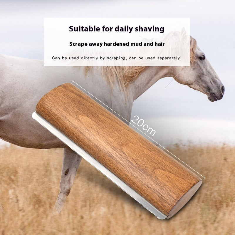 20cm Serrated Horse Scraper – Perfect Grooming Tool
