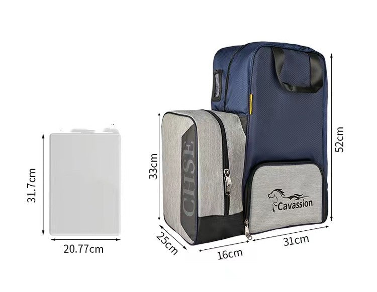 Multifunctional Equestrian Gear Bag for Boots and Helmets