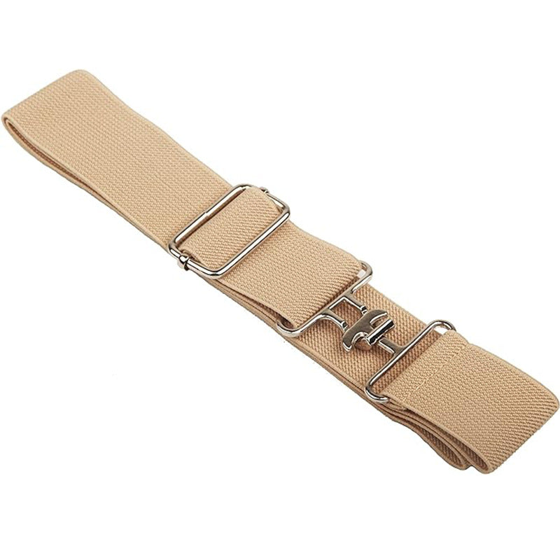 Stretchy Equestrian Riding Belt with Secure Shark Buckle