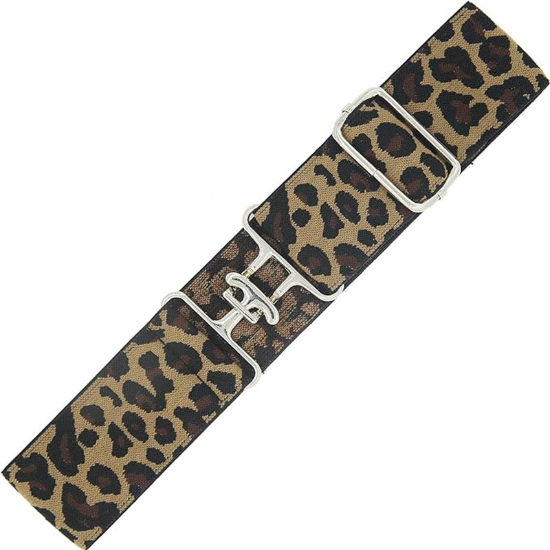 Stretchy Equestrian Riding Belt with Secure Shark Buckle