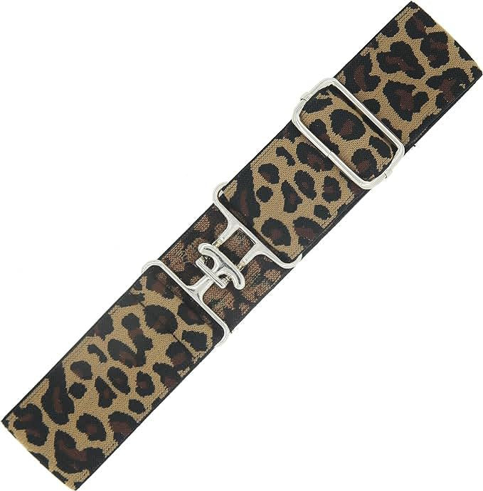 Stretchy Equestrian Riding Belt with Secure Shark Buckle