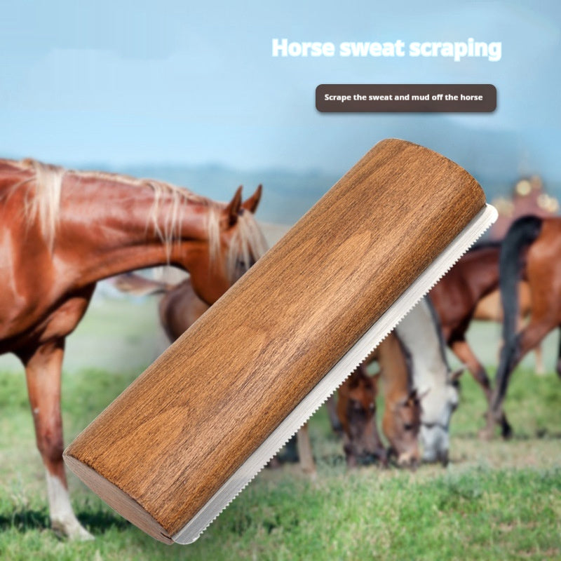 20cm Serrated Horse Scraper – Perfect Grooming Tool