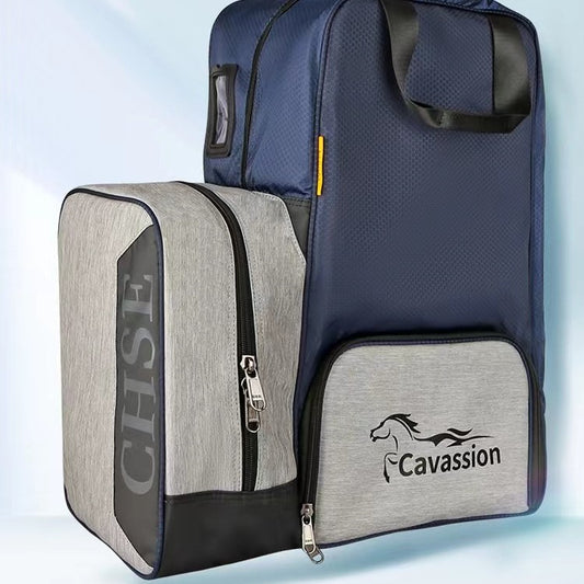 Multifunctional Equestrian Gear Bag for Boots and Helmets