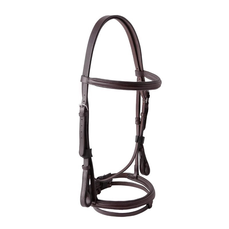 Durable Cowhide Horse Reins for Equestrian Riding