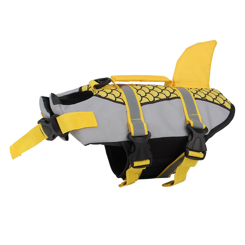 Shark Style Dog Life Vest – Safe, Cute & Swim-Ready