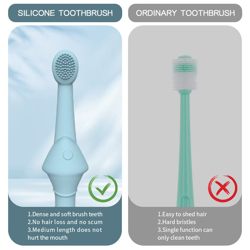 Finger Pet Toothbrush – Soft Silicone Dental Care for Pets