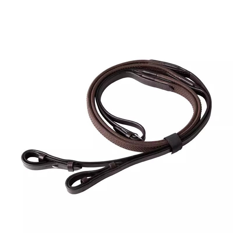Durable Cowhide Horse Reins for Equestrian Riding