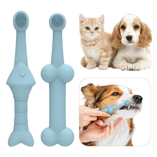Finger Pet Toothbrush – Soft Silicone Dental Care for Pets